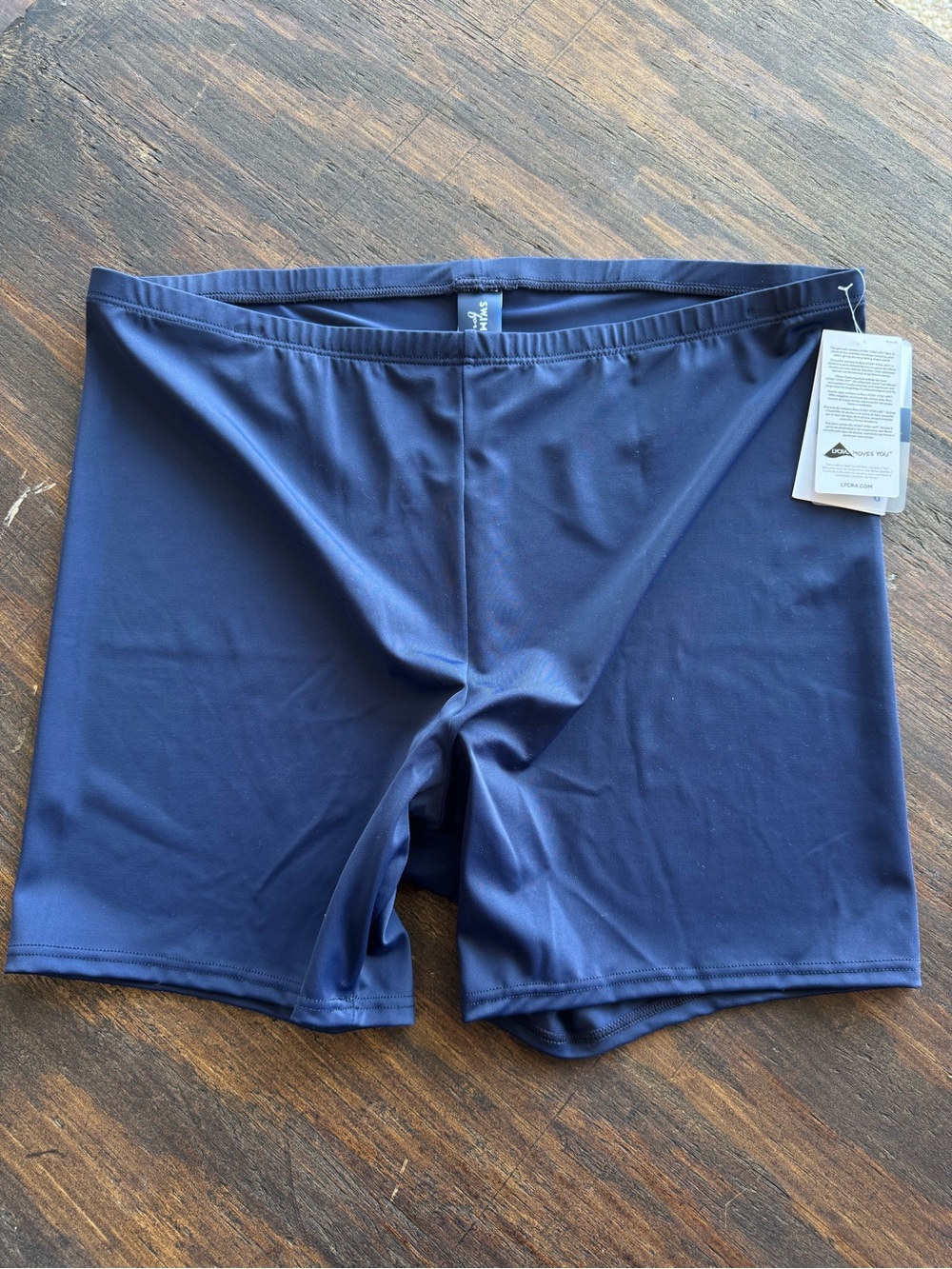 Swimsuits For All Navy Women's Athletic Swim Shorts